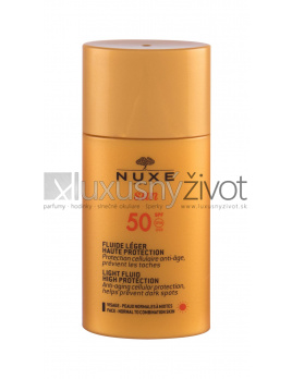 NUXE Sun Light Fluid, Opaľovací prípravok na tvár 50, SPF50