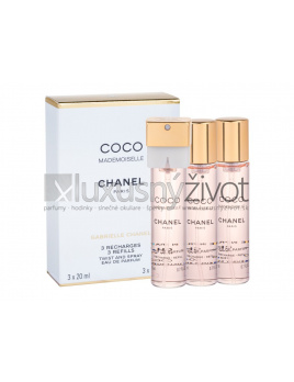 Chanel Coco Mademoiselle, Parfumovaná voda 3x20, Náplň
