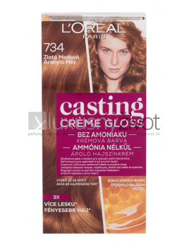 L'Oréal Paris Casting Creme Gloss 734 Golden Honey, Farba na vlasy 48