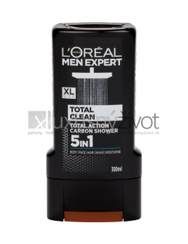 L'Oréal Paris Men Expert Total Clean, Sprchovací gél 300, 5 in 1
