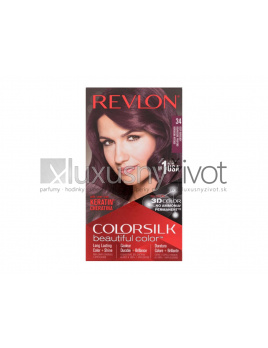Revlon Colorsilk Beautiful Color 34 Deep Burgundy, Farba na vlasy 59,1