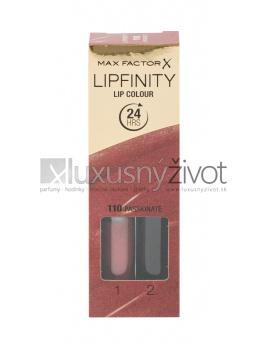 Max Factor Lipfinity 24HRS Lip Colour 110 Passionate, Rúž 4,2