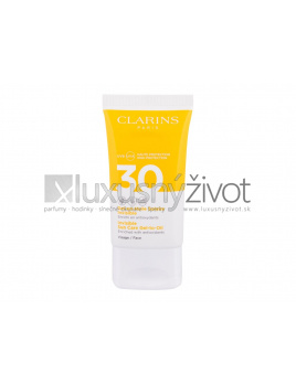 Clarins Sun Care Invisible Gel-to-Oil, Opaľovací prípravok na tvár 50, Tester, SPF30