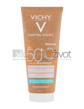 Vichy Capital Soleil Solar Eco-Designed Milk, Opaľovací prípravok na telo 200, SPF50+