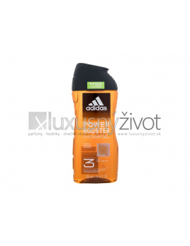 Adidas Power Booster Shower Gel 3-In-1, Sprchovací gél 250, New Cleaner Formula