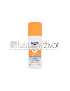 Eucerin Sun Protection Photoaging Control Tinted Gel-Cream Medium, Opaľovací prípravok na tvár 50, SPF50+