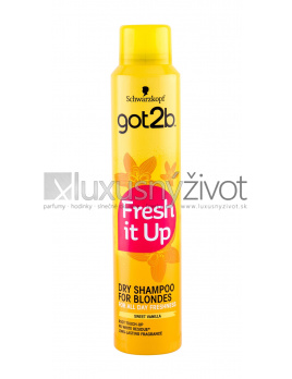 Schwarzkopf Got2b Fresh It Up For Blondes, Suchý šampón 200
