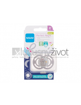 MAM Perfect Night Silicone Pacifier, Cumlík 1 - 6m+ Hares