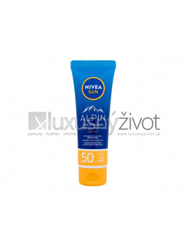 Nivea Sun Alpin Face Sunscreen, Opaľovací prípravok na tvár 50, SPF50