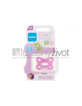 MAM Comfort 1 Silicone Pacifier, Cumlík 1 - 0-2m Pink