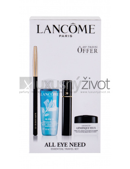 Lancôme Hypnose, riasenka 2 ml + ceruzka na oči Crayon Khol 1, 14 Noir + odličovací prípravok Bi-Facil 30 ml + očný krém Advanced Génifigue 5 ml