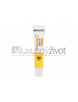 Garnier Skin Naturals Vitamin C Daily UV Invisible, Denný pleťový krém 40, SPF50+