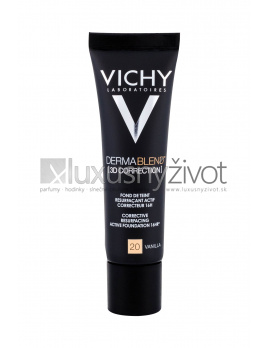 Vichy Dermablend 3D Antiwrinkle & Firming Day Cream 20 Vanilla, Make-up 30, SPF25