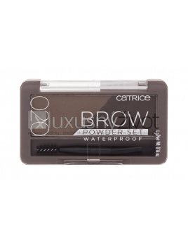 Catrice Brow Powder Set 020 Ash Brown, Set a paletka na obočie 4, Waterproof