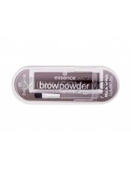 Essence Brow Powder Set 02 Dark & Deep, Púder na obočie 2,3