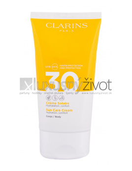 Clarins Sun Care Cream, Opaľovací prípravok na telo 150, Tester, SPF30