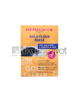 Dermacol Gold Elixir, Pleťová maska 16
