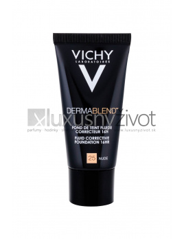 Vichy Dermablend Fluid Corrective Foundation 25 Nude, Make-up 30, SPF35