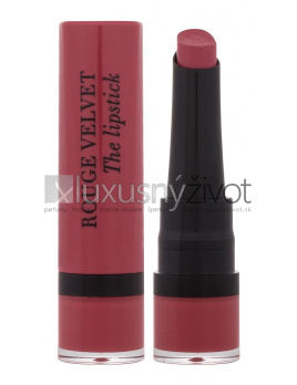 BOURJOIS Paris Rouge Velvet The Lipstick 04 Hip Hip Pink, Rúž 2,4