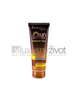 Rimmel London Sun Shimmer Instant Tan Medium Shimmer, Samoopaľovací prípravok 125