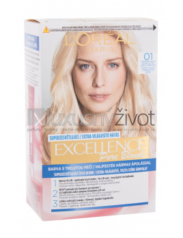 L'Oréal Paris Excellence Creme Triple Protection 01 Lightest Natural Blonde, Farba na vlasy 48