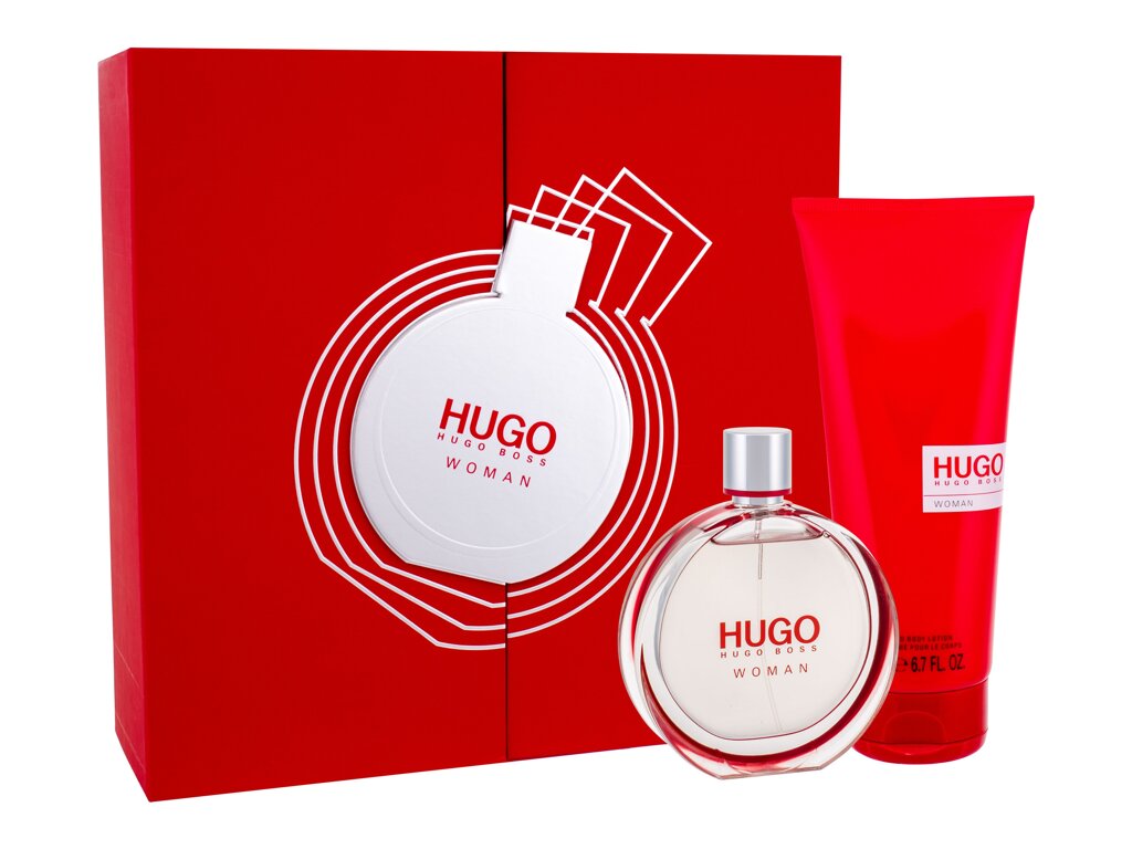HUGO BOSS Hugo Woman, parfumovaná voda 75 ml + telové mlieko 200 ml